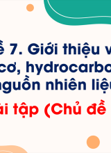 Bài tập (Chủ đề 7)